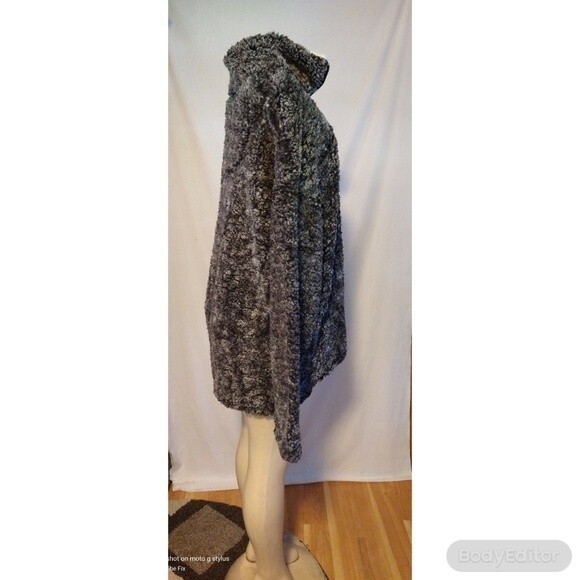 Charcoal Gray Fleece Sweater 2X - Picture 5 of 8